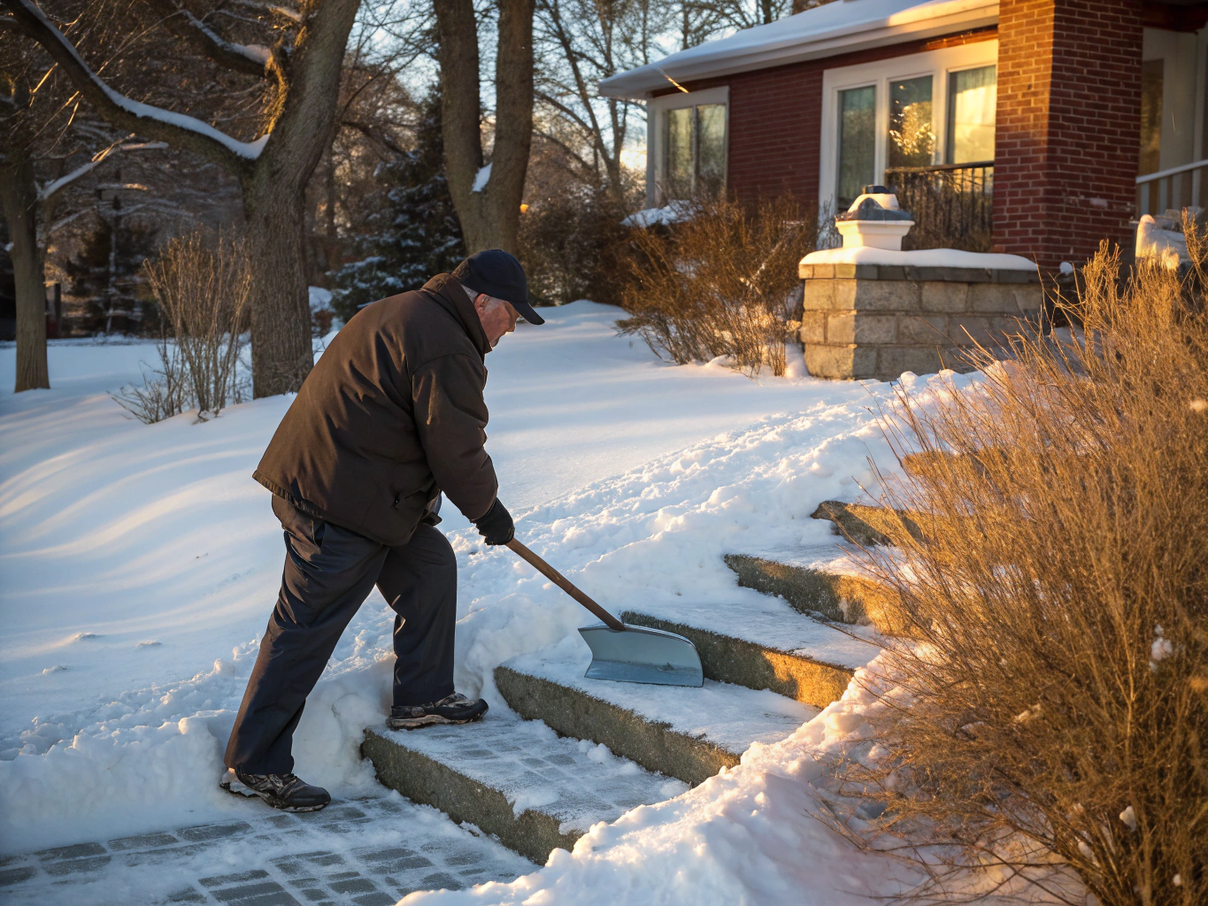 Shoveling